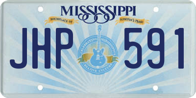 MS license plate JHP591