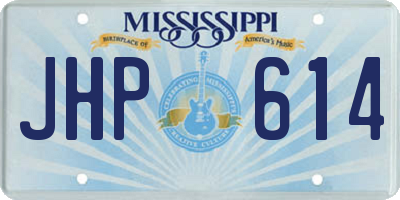 MS license plate JHP614