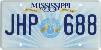 MS license plate JHP688