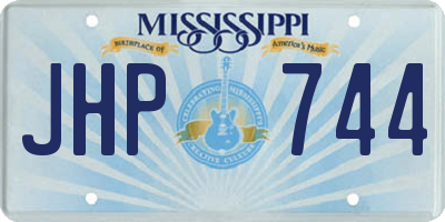 MS license plate JHP744
