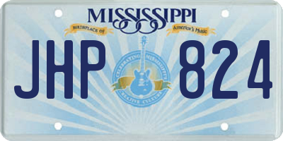 MS license plate JHP824