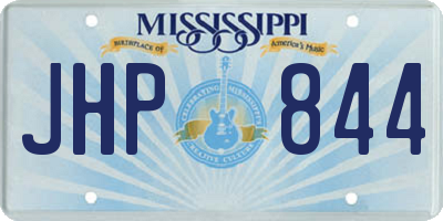 MS license plate JHP844