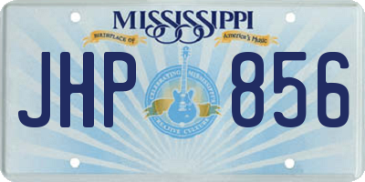 MS license plate JHP856