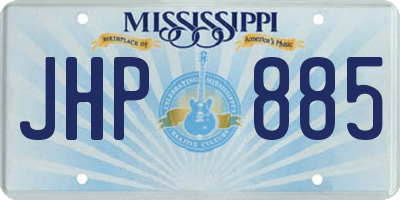 MS license plate JHP885