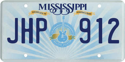 MS license plate JHP912
