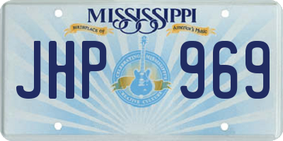 MS license plate JHP969