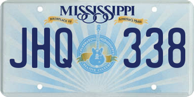 MS license plate JHQ338