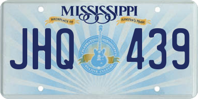 MS license plate JHQ439