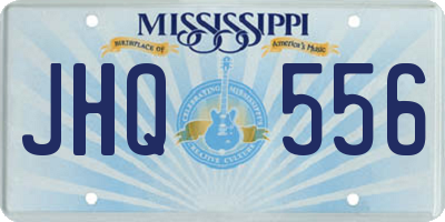 MS license plate JHQ556