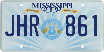 MS license plate JHR861