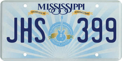 MS license plate JHS399