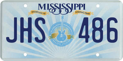 MS license plate JHS486