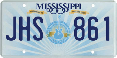 MS license plate JHS861