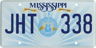 MS license plate JHT338
