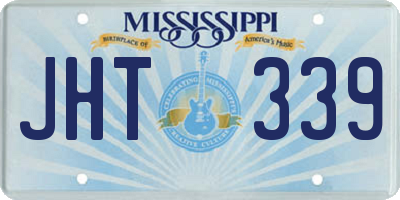 MS license plate JHT339
