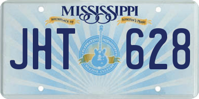 MS license plate JHT628