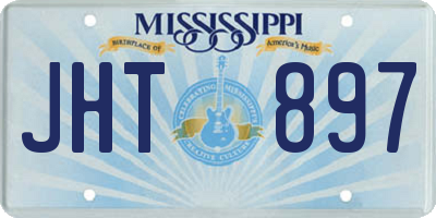MS license plate JHT897