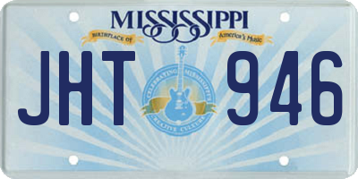 MS license plate JHT946