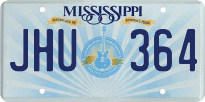 MS license plate JHU364