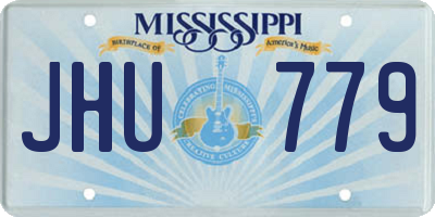 MS license plate JHU779