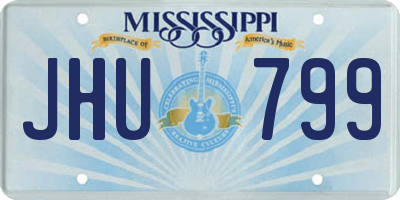 MS license plate JHU799