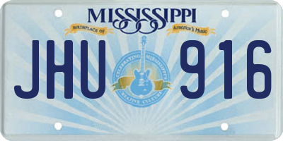 MS license plate JHU916