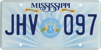 MS license plate JHV097