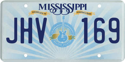 MS license plate JHV169