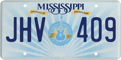 MS license plate JHV409