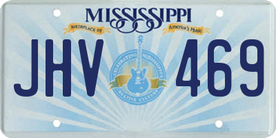 MS license plate JHV469