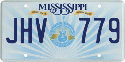 MS license plate JHV779