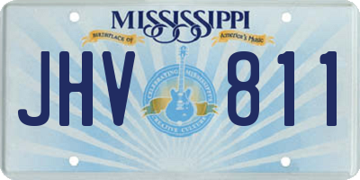 MS license plate JHV811