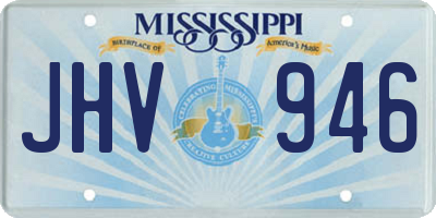 MS license plate JHV946