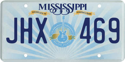 MS license plate JHX469