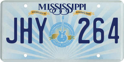 MS license plate JHY264
