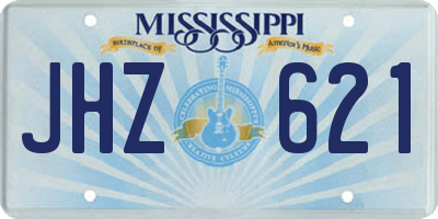 MS license plate JHZ621