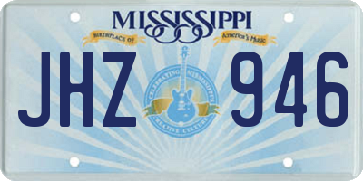 MS license plate JHZ946