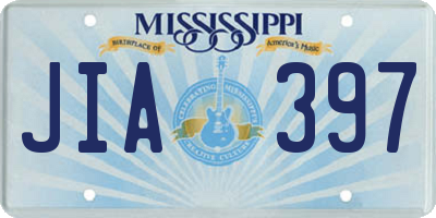 MS license plate JIA397