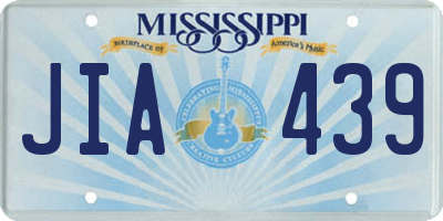 MS license plate JIA439