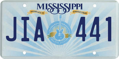 MS license plate JIA441