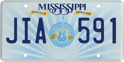 MS license plate JIA591