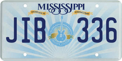 MS license plate JIB336