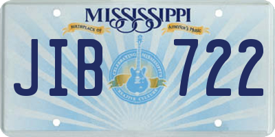MS license plate JIB722