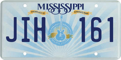 MS license plate JIH161
