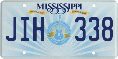 MS license plate JIH338