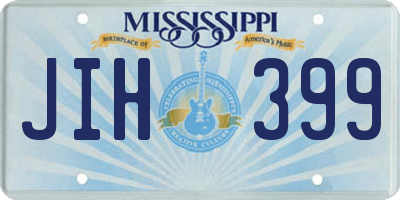 MS license plate JIH399