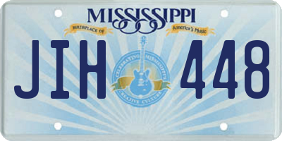 MS license plate JIH448