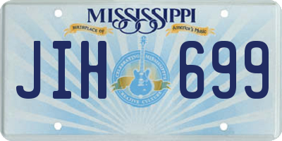 MS license plate JIH699