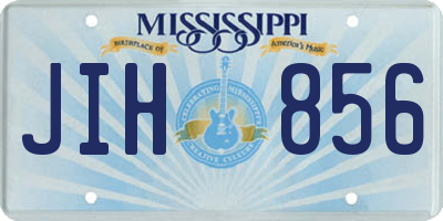 MS license plate JIH856