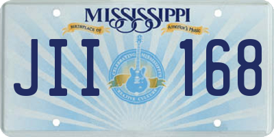 MS license plate JII168